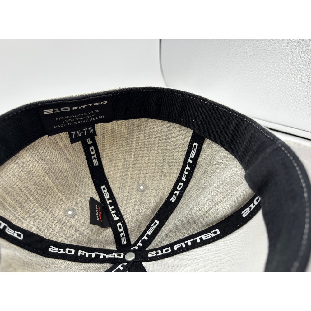 Mr Zogs Sex Wax 210 Fitted Hat Gray Heather Surf Logo Cap 7 1/4 - 7 5/8 Surf Cap - Picture 8 of 9